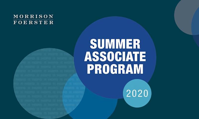 Morrison & Foerster summer associate program 2020